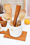 Nordic Countertop Upright Spoon Holder White - 5