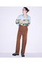 Brown Woven Trousers - 5