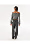 Gray Woven Trousers - 4
