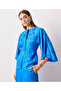 Sax Blue Woven Blouse - 2