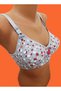 Women's Multicolored Unassisted Stitched Patterned Combed Cotton Bra