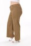 Wide Leg Gabardine Trousers - 6