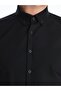 Slim Fit Long Sleeve Oxford Men's Shirt - 4