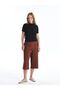 Lcwaikiki Classic Comfortable Fit Women's Capri with Elastic Waist - 2