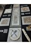 Mink Velvet with Silver Leather Foil Embroidery, 19 Pieces, Presentation Set for 6 Persons, mink/silver - 5