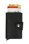 Leather Wallet Card Holder with Mechanism