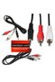 3.5 2tos Audio Cable 1.5 Meters 3.5 2rca Audio Cable 1.5 Mt Phone Amplifier Audio Cable 1.5 Meters - 2