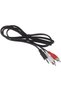 3.5 2tos Audio Cable 1.5 Meters 3.5 2rca Audio Cable 1.5 Mt Phone Amplifier Audio Cable 1.5 Meters