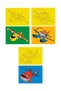 Aircraft, 15 Large A4 Sand Painting Card Set for Boys and Girls - Red Castle KB-RC-150 - 5