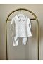 Floral Patterned Cotton Baby Girl 2-Piece Set