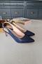 036 1313 Stone Detailed Low Heeled Stiletto Evening Dress - 3