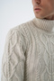 Men's Beige Turtleneck Knitted Wool Knitwear Knitted Sweater Trist-5338 - 6