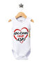 Ablasın's Little Love Snap Fastener Sleeveless Baby Bodysuit - 2