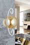 White Butterfly White Glop Glass Modern Sconce - 5