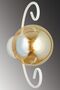 White Butterfly White Glop Glass Modern Sconce - 3