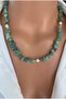 Pearl & Natural Stone Necklace - 3