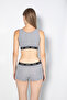 Women's Ribbed Shorts Bustier Set - 2