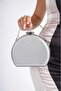 Silver Glitter Women's Glitter Evening Dress Bag Water Bottle - 2