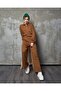 Zippered Collar Knitwear Tracksuit Set