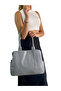 Tote Women's Gray Shoulder Bag - 2