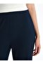 Women's Elastic Waist Plain Capri Pants (S4) - 2