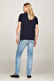 Men's Logo Printed Crew Neck Regular Cut Navy Blue Polo Collar T-Shirt MW0MW34772-DW5 - 5
