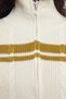 Stone Crop Color Block Stand Collar Knitwear Cardigan Twoaw24Hi00238 - 4