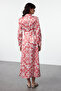 Ecru Floral Pattern - Woven Fabric Dress TCTSS24EB00256 - 5