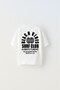 Beach Vibes Surf Club Written Reversed S Design Printed White Unisex Kids T-Shirt