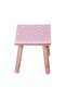 Toy Wooden Children's Beauty Makeup Table with Stool Gift - 3