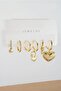 Women's VIP Series Zircon Embellished Mixed Figure 6-Piece Earring Set ZRK0015