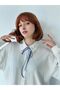 Shirt Neck Accessory Elastic Ribbon Women's Indigo - 2