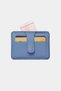 3607 Genuine Real Leather Card Holder Wallet for Women and Men Baby Blue - 4