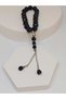 Onyx (Onix) Stone Faceted Cut 17mm Efe Tesbih 12mm (51526) - 4