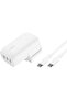 BoostCharge 3-Port USB-C Wall Charger PPS 67W, Fast Charging for iPhone 15, MacBook, Galaxy & More