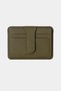 3607 Genuine Real Leather Women's Men's Card Holder Wallet Green