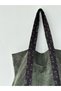 Design Velvet Tote Bag Shopping Bag Women Khaki - 7