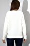 Women's White Soft Textured Knitwear Sweater - 6