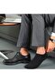 Unisex Bamboo Seamless Booties Socks Black Color 5 Pairs. - 2