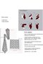 White Crescent and Star Printed Turkish Flag Cotton Scarf Handkerchief Set on Red - 2