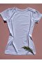 Cotton Lycra Crew Neck Short Sleeve 2-Piece Black and White Women's Body - Undershirt - 2