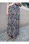 Elastic Waist, 3-Layer Ruffled Viscose Skirt Mevlana Viscose