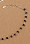 Ysx Brand Vip Black Crystal Beaded Model Chain Anklet Rose 22+4cm New Season - 3