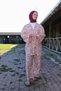 Terracotta Color Ethnic Patterned Şile Fabric Kimono and Trousers Set - 4