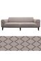 3+3+1+1 Star Patterned Jacquard Cotton Sofa Cover Set - Stretch Elastic Washable Sofa Cover - 4