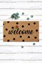 Koko Door Mat with Spotted Welcome Writing