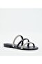 Black Women's Flat Sandals Sandals