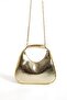 Women's Cherry Model Gold Detailed Zippered Long Strap Hand and Shoulder Bag - 2