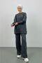 Oversized Anthracite Bottom Top Set with Rener Ornament Label - 4