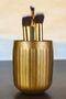 Makeup Organizer, Makeup Brush Holder, Makeup Brush Holder, Gold Antique Finish, Model 11